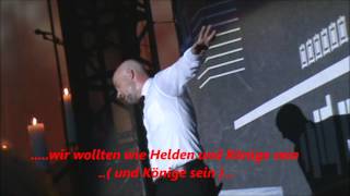 Unheilig ft Andreas Bourani...* So wie wir waren * Live *Lyrics