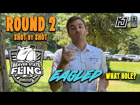 Kevin Jones | Shot-by-shot | Round 2 | 2023 Beaver State Fling | DGPT Silver Series