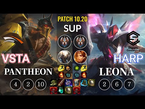 HLE Vsta Pantheon vs ESC Harp Leona Sup - KR Patch 10.20