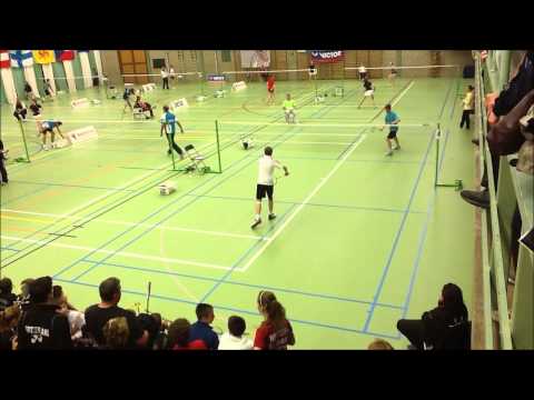 Mark Leith vs Vincent Medina Badminton Olve Jot 2012 Part 3
