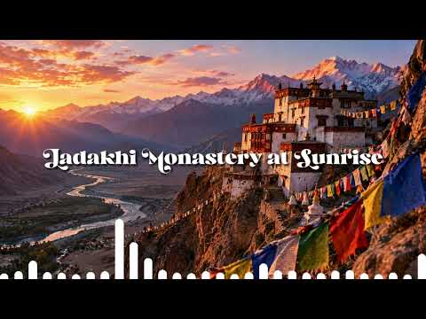 Ladakhi Monastery at Sunrise