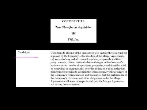 Material Adverse Event Clause Mergers and Acquisitions