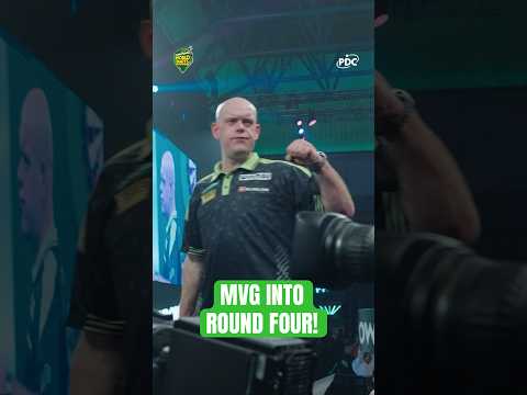 Michael van Gerwen is through to Round Four! | 2025/26 Paddy Power World Darts Championship