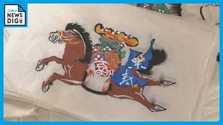 幸せが駆け込むように… 飛騨地方の縁起物｢紙絵馬｣づくり最盛期 “うま年”の今年は増産 8月の｢松倉絵馬市｣に向けて 岐阜･高山市