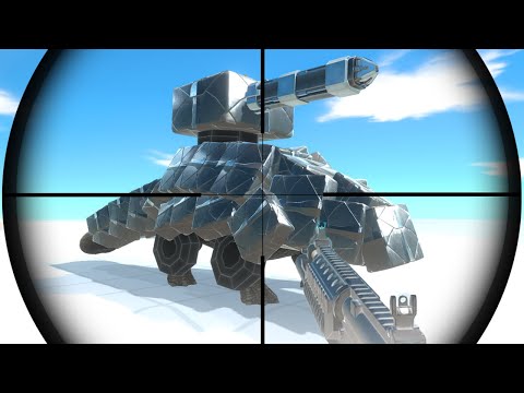 TANK vs ALL Weapons FPS Perspective - Animal Revolt Battle Simulator #5