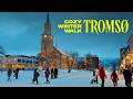 Cozy Winter In Tromsø Norway Walking Tour 4K 60fps