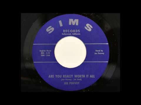 Joe Poovey - Are You Really Worth It All (Sims 126) [1962]