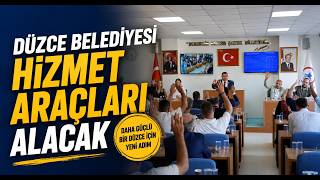  Düzce Belediyesi Hizmet Araçları Alacak