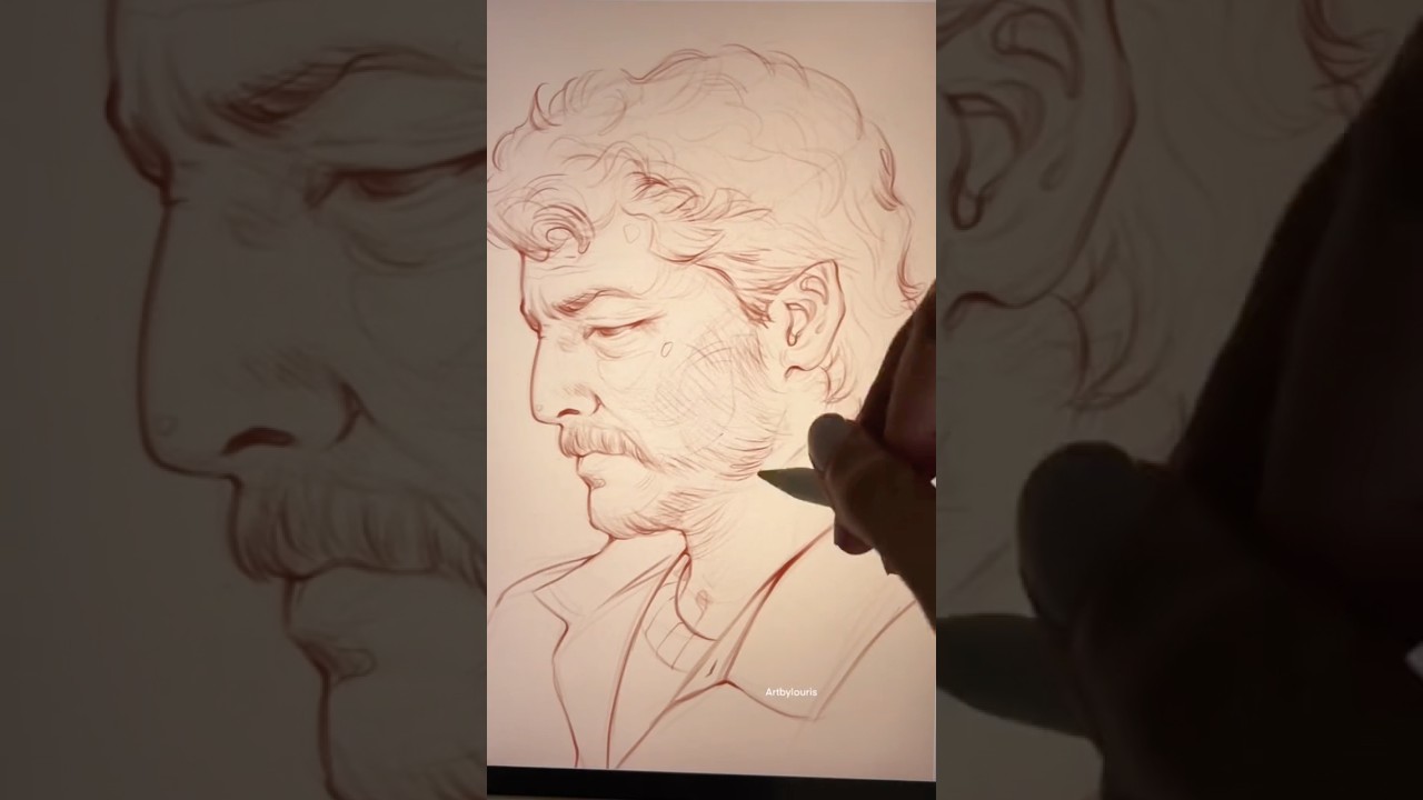 Joel's outro #joel #ellie #thelastofus #procreate #digitalart