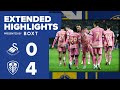 Extended highlights: Swansea City 0-4 Leeds United | Seven league wins in a row