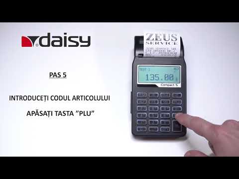 Instructiuni de utilizare casa de marcat Daisy Compact S