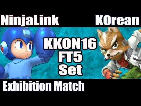 KKON16 Exhibitions: SSB Wii U - FT5 - NinjaLink vs K0rean
