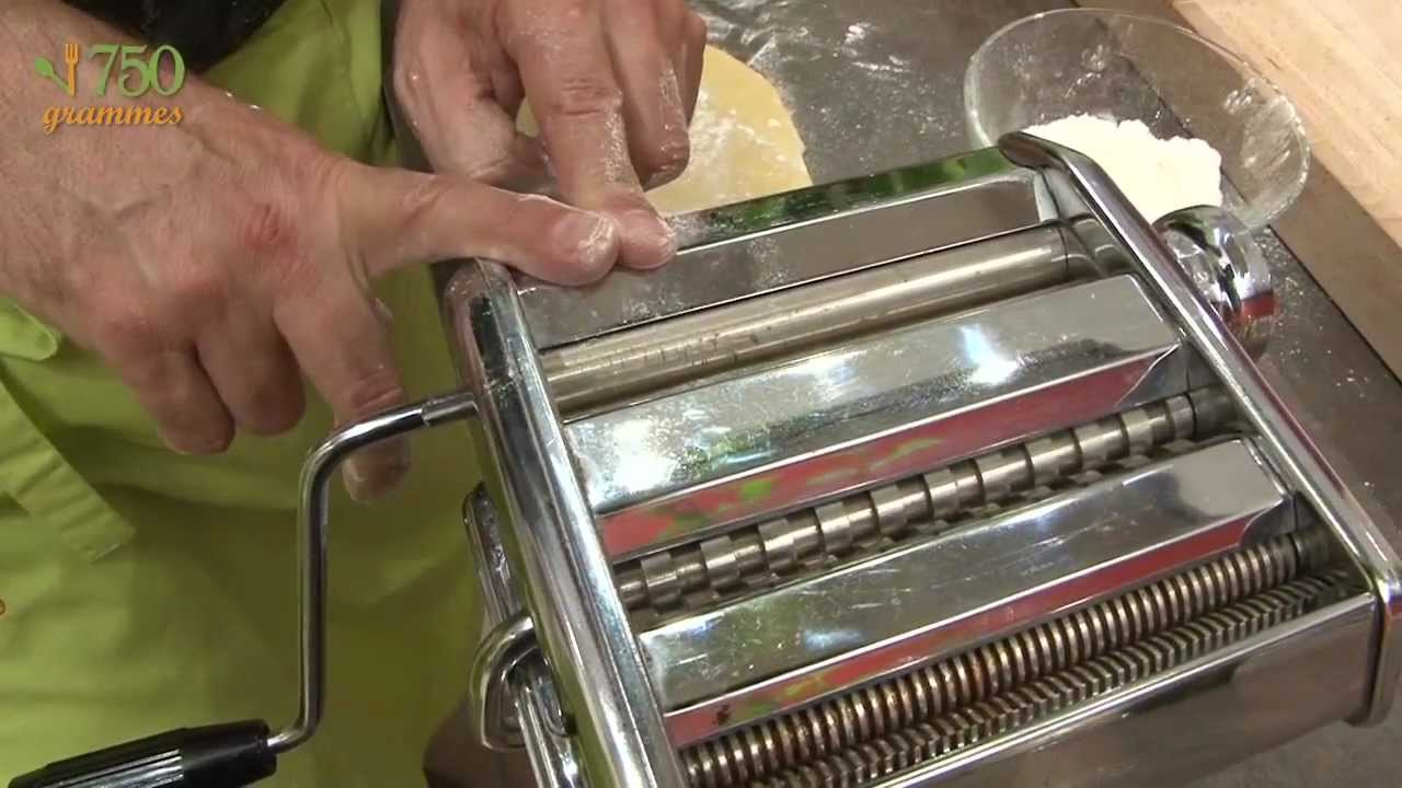 Utiliser un laminoir à pâtes  - 750g