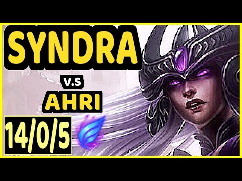 EVROT (SYNDRA) vs AHRI - 14/0/5 KDA MID CHALLENGER GAMEPLAY - BR