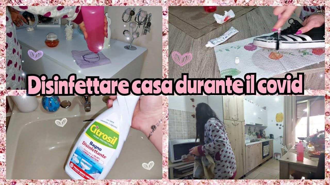 Disinfettare casa durante il covid🙄come pulisco la gomma delle scarpe👟 #disinfettare #routine