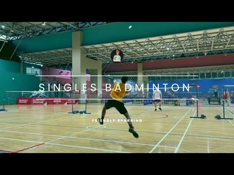 Singles Badminton | Imaan vs Shawn friendly sparring 2 Dec 2022
