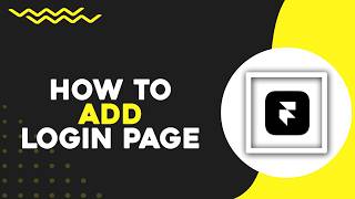 How To Add Login Page In Framer (Quick Tutorial)