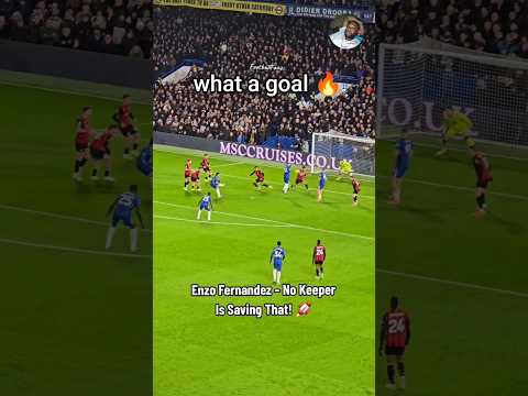 Enzo Fernandez amazing goal against Bournemouth