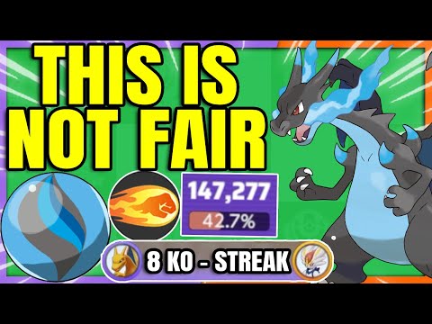 MEGA CHARIZARD X is here and it's insanely Over Powered | Pokemon Unite