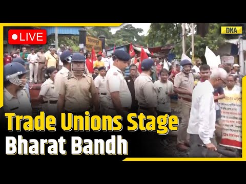 Bharat Bandh Today LIVE | Nationwide Strike In India | Streets Blocked, Shops Shut | LIVE Updates