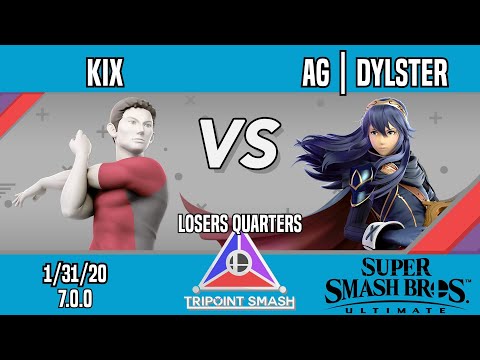 Tripoint Smash 95 - Losers Quarters - KiX(Wii Fit Trainer) Vs. AG | Dylster(Lucina)