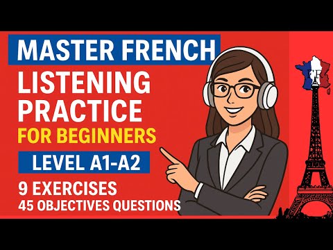 🇫🇷🎧Master French Listening DELF A1-A2: French Listening Practice with subtitles: Comprehension Orale