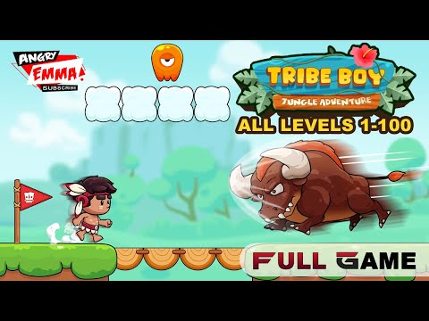 Tribe Boy: Jungle Adventure - FULL GAME (All Levels 1-100) - YouTube