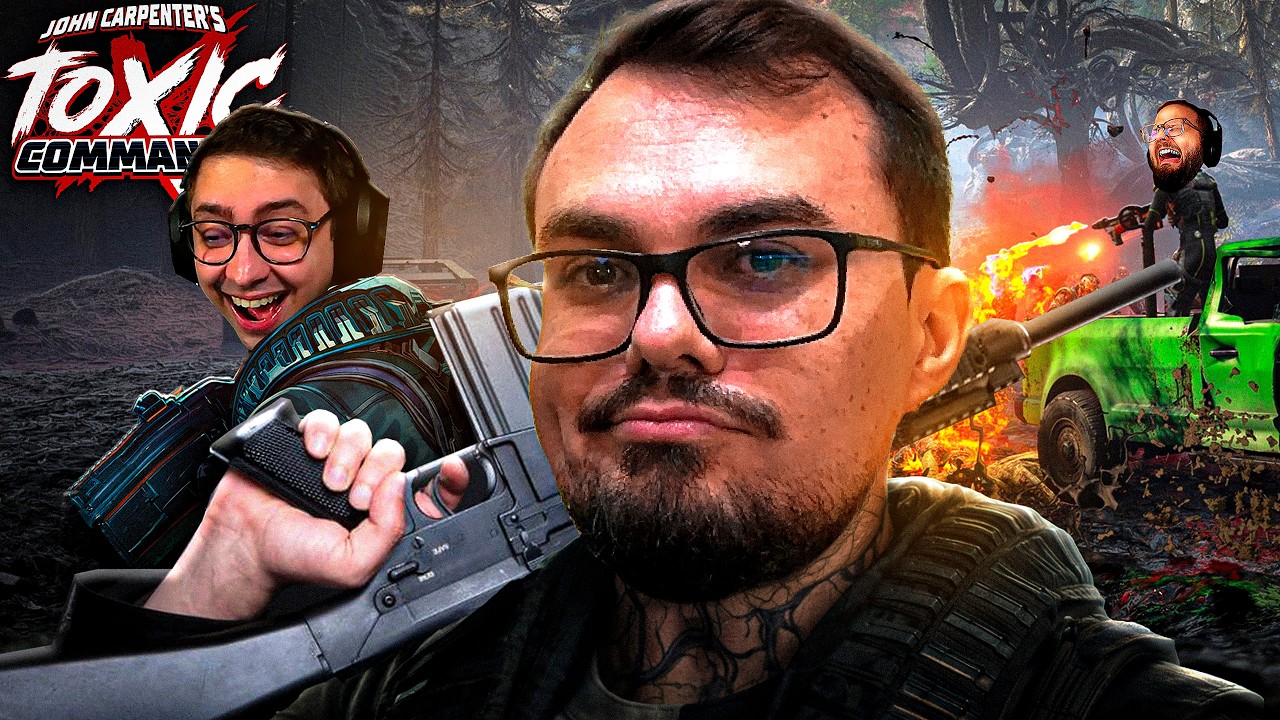 SOBREVIVENDO AO FIM DO MUNDO COM 3 IDIOTAS - John Carpenter's Toxic Commando
