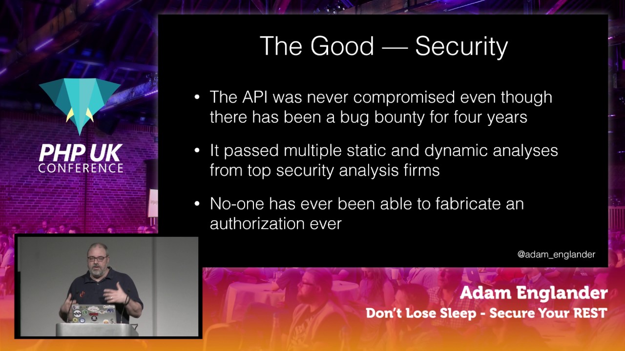 PHP UK Conference 2017 - Adam Englander - Don’t Lose Sleep, Secure Your REST