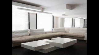 Unusual and Creative Paris Apartment With Architectural Blocks on the Ceiling