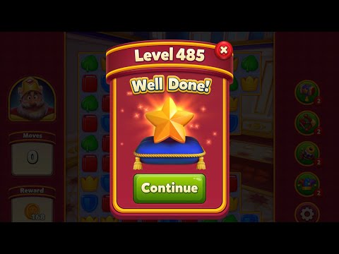 Royal Match - King Robert - Hard Level 485
