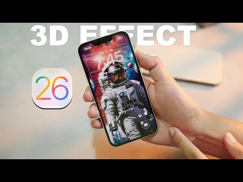 How to SET 3D effect lockscreen on iOS 26 ANY iPHONE