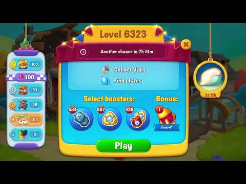 Fishdom 6323 Level - 10 moves - NO BooSTERS