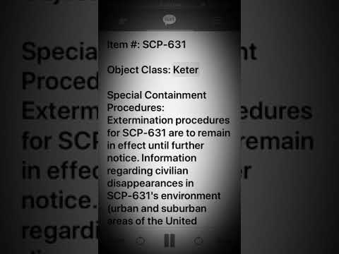 Scp 631 Nyctophobic Nocturnal Predator