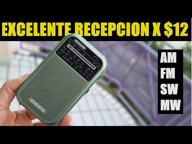 Vídeo relacionado con XHDATA D220 Radio Portátil Pequeña FM Am SW, Radio a Pilas, Transistoresradio Pequeños con Excelente Recepción, Ideal para Emergencias, Regalos y Familia (Naranja)