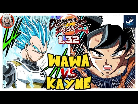 DBFZ Wawa vs Kayne  (GogetaSS4, GokuGT, GokuUI) vs (VegetaSSB, GokuGT, A18)