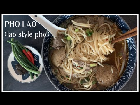 How to make PHO LAO | LAO STYLE PHO | House of X Tia