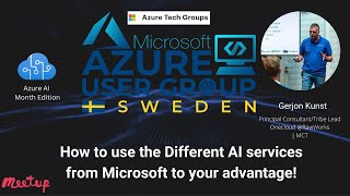 How to use the Different AI services from Microsoft to your Advantage