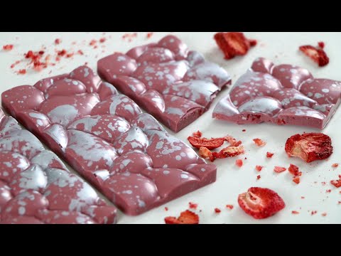 Ruby Chocolate Bar | How to Use a Chocolate Mold