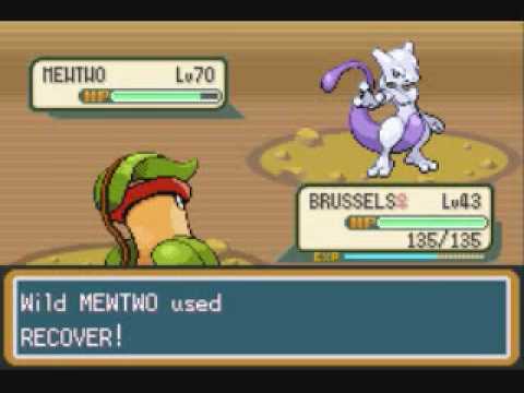 Pokemon Leaf Green Walkthrough Part 92: Catching the Legendary Pokemon Mewtwo