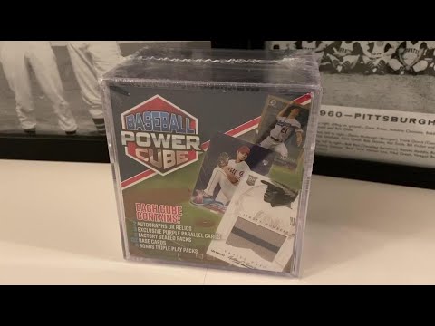 Baseball Power Cube Break! Auto Hit! Relic Hit! Awesome Cards Pulled!