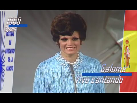 eurovision 1969 Spain 🇪🇸 Salome - vivo cantando 🏆 ᴴᴰ