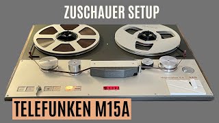 Telefunken M15A 1/4 Inch Tonbandgerät / Tape Recorder (NEEDS Telefunken M15A 1/4 Inch Tonbandgerät / Tape Recorder (NEEDS