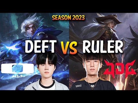 DK Deft vs JDG Ruler - Deft EZREAL vs Ruler ASHE + KT BDD & JDG 369 - Patch 13.12 KR Ranked
