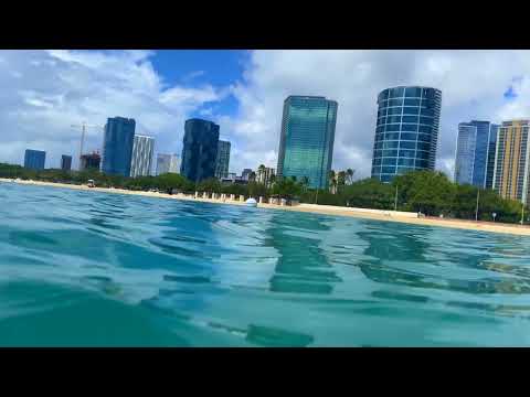 Kiana's story at Ala Moana Beach Park Honolulu, Hawaii