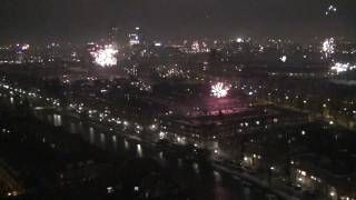 Amsterdam Fireworks New Year Eve 2009/10 - from the 20th floor of the Okura Hotel