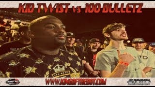KOTD - Rap Battle - Kid Twist vs 100 Bulletz | #GP2012 R3