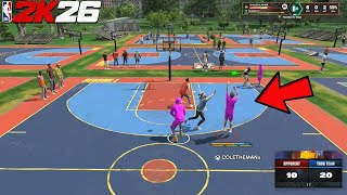 FIRST PARK GAMES on NBA 2K26 with THE BEST POINT GUARD BUILD!