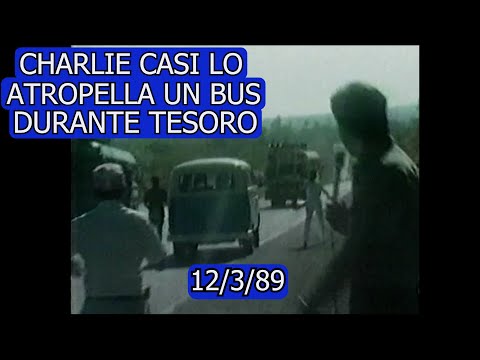 0232 Charlie Renderos Casi Atropellado Durante Tesoro - Domingo Para Todos, 12 de Marzo 1989