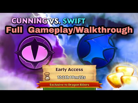 CUNNING VS SWIFT Full Walkthrough/Gameplay - Dragons:Rise of Berk